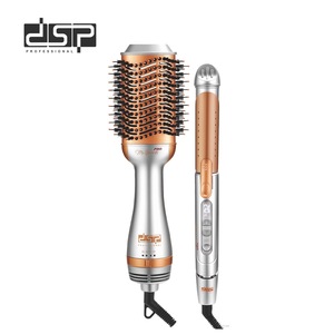 Lisseur-boucleur professionnel double usage DSP avec peigne intégré, chauffe rapide, styler électrique pour cheveux 220V PTC - Product Image 4
