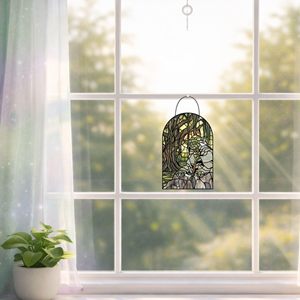 OEM ODM Soporte de acrílico, Decoración de pared colgante de acrílico de Yoda, Letrero de personaje <span class=keywords><strong>Jedi</strong></span> sabio para dormitorio o sala de cine - Product Image 2