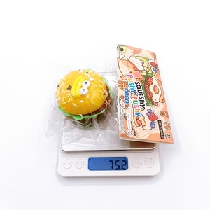 Vente en gros usine Nouveau Jouet Squishy Taba Mochi Fidget en forme de Hamburger simulé, Jouet à presser anti-stress - Product Image 3