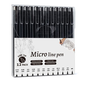 Khy ปากกาเน้นสีหมึก Fineliner สีดำสำหรับเขียนและวาดปากกาเน้นข้อความ - Product Image 6