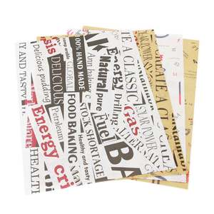 Papier à hamburger personnalisé avec logo imprimé, enduit de PE, résistant à la graisse, pour sandwich, pain, pizza, sucre et emballage de gâteaux - Product Image 4