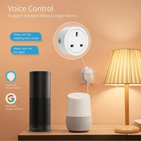 Prise murale intelligente WiFi SLS Tuya Matter UK 16A avec surveillance de la puissance, mesure de la consommation d'énergie, contrôle à distance via application