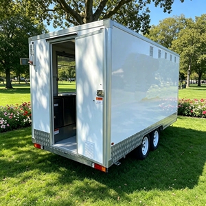 Nouveau Food Truck Rétro Mobile Moderne en Acier Inoxydable, Tôle Galvanisée, Aluminium et Fibre de Verre – Vente en Gros - Product Image 4