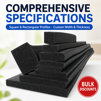 Bande d'étanchéité en mousse EPDM pour fenêtre, réduction du bruit, prévention des chocs, bande en caoutchouc silicone, pour porte rainurée, pare-brise de bus
