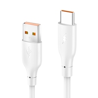 KONFULON grosir pabrik murah kabel 3A 1M USB ke kabel Data tipe-c pengisi daya ponsel pengisian cepat kabel Data mikro
