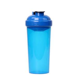 Blue Reusable Protein <b>Shaker</b> <b>Bottle</b> for Gym 600ML Sports Water Flask - Product Image 1