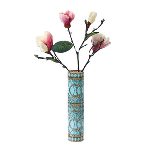 Vase en Porcelaine Fine de Style Européen Minimaliste, Ornement Décoratif en Céramique Haut de Gamme pour Comptoir - Product Image 1