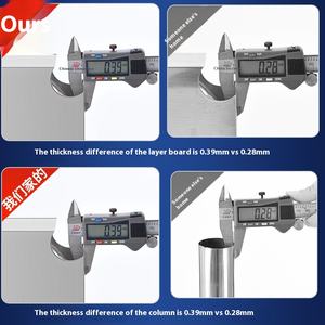 304 מטבח נירוסטה אחסון מתלה רצפה-עומד רב-שכבתי מתכת גיליון מתכת - Product Image 4