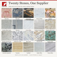 Dalle de quartzite Taj Mahal YDSTONE en pierre naturelle, blanc crème avec veines dorées, panneau mural poli en pierre naturelle, finition Bookmatch