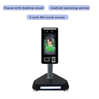 Terminal Absensi Pengenal Wajah Dinamis Tendcent NFC/RFID Sidik Jari WiFi Bluetooth OEM/ODM Android 11 Layar LCD Satu Arah