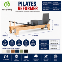 Reformer Pilates professionnel multifonctionnel, équipement fitness yoga pour maison et studio commercial