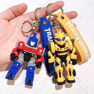 Porte-clés de voiture en forme de poupée 3D <span class=keywords><strong>Optimus</strong></span> <span class=keywords><strong>Prime</strong></span> Wasp, <span class=keywords><strong>Transformers</strong></span> classiques, vente en gros sur le marché nocturne - Product Image 4