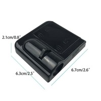 Lumières de bienvenue pour voiture, lumières d'ambiance LED pour décoration de porte, lumières de projection de logo sans fil pour modification de véhicule, personnalisables
