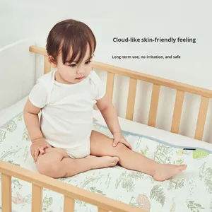 ベビーおむつ替えパッド漫画純粋な綿防水通気性洗える大型授乳子供用ベッドシートベビー尿パッド - Product Image 2