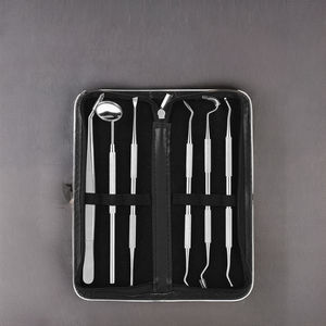 Migliore qualità 6 pezzi Set di esami odontoiatrici in acciaio inox Multi-Purpose attrezzature per l'igiene orale per la pulizia e il riempimento dei denti - Product Image 2