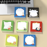 Bloc-notes de dessin animé - Autocollant réutilisable pour étudiants et tableau d'affichage, cadeau personnalisable