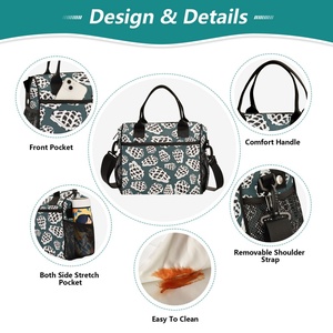 New Arrivals Aloha Hawaiian Portable Leak Proof Nylon Full Print Custom Insulated Tote Cooler Bag Thermal Lunch Bag for Adult - Product Image 3