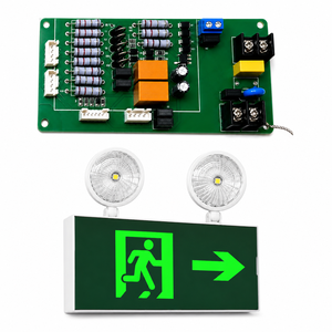 PCBA Manufacturer Advanced <b>Fire</b> Exit Sign Control PCB Module with Smart Battery Charging Management for Emergency Illumination - Product Image 5