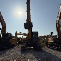 Excavator Bekas SANY215C SY215C Berkualitas Baik Tahun 2024 Buatan China, Hydraulic Backhoe Crawler 21 Ton, Mesin Penggali Bekas Siap Pakai