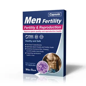 Winstown Men Fertility Capsule男性天然有機ハーブピルMaca spermは、赤ちゃんを産むための繁殖力カプセルを増やします