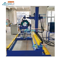 Positionneur de soudage de mandrin de 1000mm de diamètre flèche de colonne de soudage CNC pour soudure de tuyau de bride TIG MIG