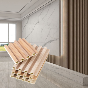 Dễ dàng để làm sạch hiện đại Ốp PVC WPC tấm Tường rãnh bảng Panels cho trong nhà thương mại và phòng tắm không gian - Product Image 6