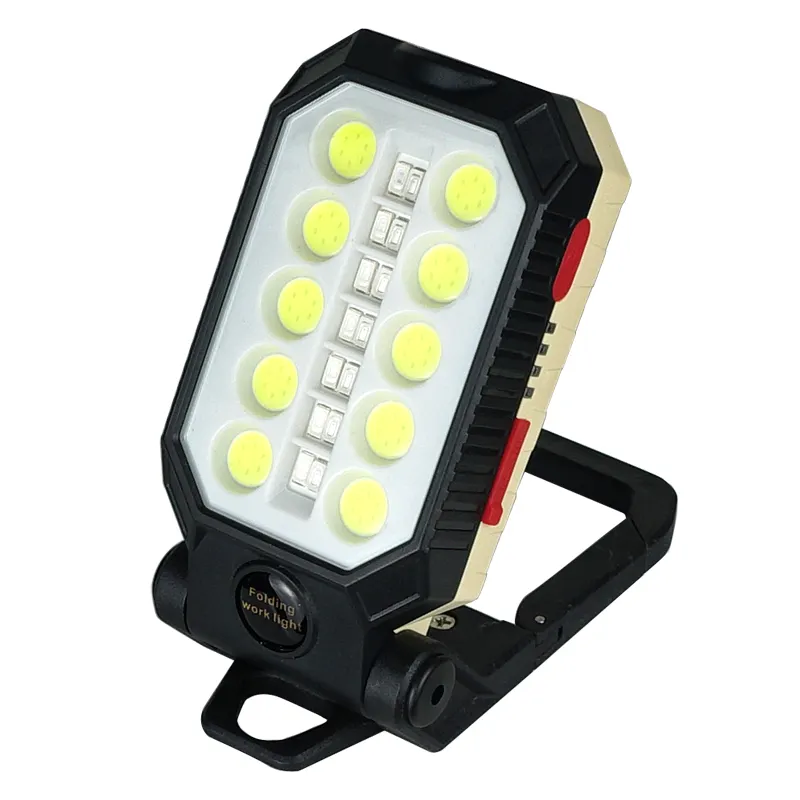 New Design Mini Cob Portable Work Light Adjustable Led Usb Rechargeable Working Lamp With Magnet And Hook
