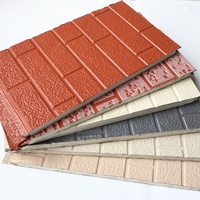 Panel de Pared Metálico Aislado Ignífugo de 16 mm - Revestimiento Exterior Moderno Tipo Sándwich para Casas Prefabricadas y Villas