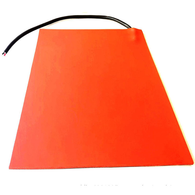 Электрический гибкий нагреватель из силиконовой резины, грелка, коврик, кровать, одеяло с клеем 3M, 12 В, 24 В