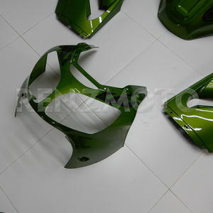 Carenados Completos para Motocicleta Kawasaki ZX12R 2000-2001, Plástico ABS Inyectado, Color Negro y Verde - Product Image 5