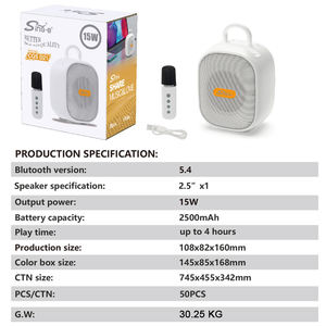 CQS D21 Enceinte portable intelligente pour fêtes, audio sans fil, mini microphone, machine <span class=keywords><strong>de</strong></span> <span class=keywords><strong>karaoké</strong></span>, cadeaux électroniques pour enfants - Product Image 6