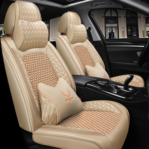 Fundas de asiento de coche de piel sintética con diamantes de cristal, conjunto completo de fundas personalizadas para coche, para Kia <span class=keywords><strong>Rio</strong></span>, Universal, de lujo - Product Image 2