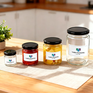 Bocaux en verre transparent <span class=keywords><strong>Cam</strong></span> Kavanoz 120 ml, emballage sous vide hermétique avec bouchon en aluminium à vis pour contenants alimentaires et lait - Product Image 3