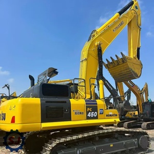 รถขุดไฮดรอลิกตีนตะขาบ Komatsu PC450 ของแท้จากญี่ปุ่น ขนาด 45 ตัน เครื่องจักรกลหนักมือสองสำหรับงานดินและก่อสร้าง ขาย - Product Image 2