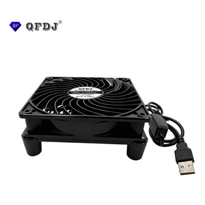 QFDJ 120x120x25mm Fan 5V USB Cooling Fan For <b>Router</b> <b>Modem</b> Set Top Box - Product Image 3