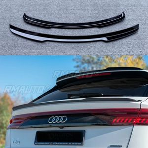 Alerón Trasero para Techo de Audi Q8 S-Line 2019+, Alerón Trasero de Plástico ABS en Negro Brillante, Alerón Universal para Maletero - Product Image 2