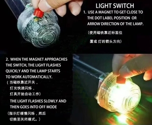 Luci Solari <span class=keywords><strong>per</strong></span> Rete Elettrica, Luce Lampeggiante <span class=keywords><strong>per</strong></span> Segnalazione Nave, Boa Luminosa <span class=keywords><strong>per</strong></span> <span class=keywords><strong>Pesca</strong></span> in Mare - Product Image 2