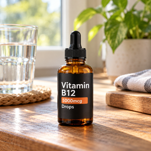 Gotas Líquidas de Vitamina B12 5000mcg, Suplemento para la Salud, Fórmula Personalizada, Fabricante OEM ODM - Product Image 2