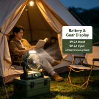 Ventilateur de camping à refroidissement par air, petit ventilateur de bureau, ventilateur personnalisé