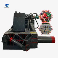 Presse hydraulique stable à double cylindre pour les petites stations de recyclage de ferraille locale et les usines.