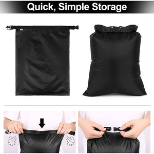 Sacs étanches pour canoë de 1,5 L, 2,5 L, 3,5 L, 4,5 L, 6 L, ensemble de sacs étanches pour kayak, rafting, navigation, randonnée, camping, randonnée à dos - Product Image 3