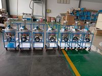 Lata de medición de Metal de acero inoxidable estándar y tanque de prueba, lata de calibración de volumen de combustible volumétrico, latas de medición de aceite
