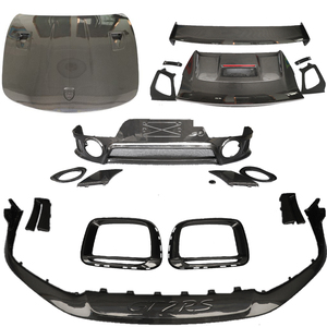 Kit de Modificación de Fibra de Carbono Estilo GT2 RS para 911/991: Labio Delantero, Difusor Trasero, Capota Delantera y Alerón - Product Image 6