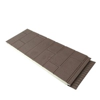 Panneau sandwich métallique imperméable personnalisable pour les projets de décoration murale extérieure des bâtiments commerciaux