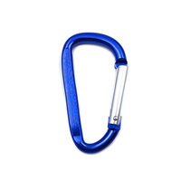 Porte-clés publicitaire 6cm petit porte-clés mousqueton en aluminium assorti Camping léger Durable petit anneau en D