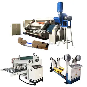 Factory sell 1400 1600 1800 2000 2200 mm corrugated cardboard automatic SF-320 single facer machine with universal joint