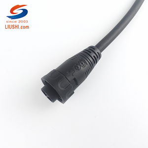 Liushi M19 IP68 nilon 2-Pin, tahan air adaptor kunci dorong konektor cepat listrik sepeda daya kabel Harness 1500V tembaga - Product Image 5