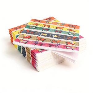 กระดาษเช็ดปากลายม้า แบบใช้แล้วทิ้ง เป็นมิตรกับสิ่งแวดล้อม สำหรับงานเลี้ยง อาหารค่ำ ร้านอาหาร โรงแรม ขายส่ง - Product Image 2