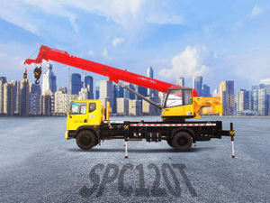 Grue mobile STC120T de 12 tonnes pour la construction urbaine, l'ingénierie municipale, la construction routière, les levages de charges lourdes de petite taille - Product Image 6