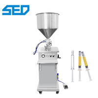 Machine de remplissage et de scellage de seringues préremplies liquides semi-automatique à commande PLC de haute précision